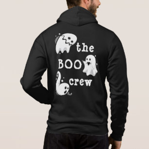 Personalised The Boo Crew Ghosts   Halloween Hoodie