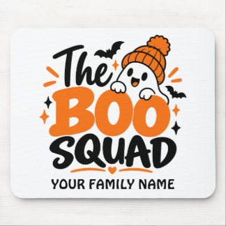 Personalised The Boo Squad Halloween Mouse Pad