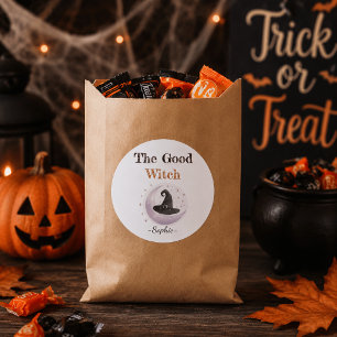 Personalised The Good Witch – Halloween Sticker
