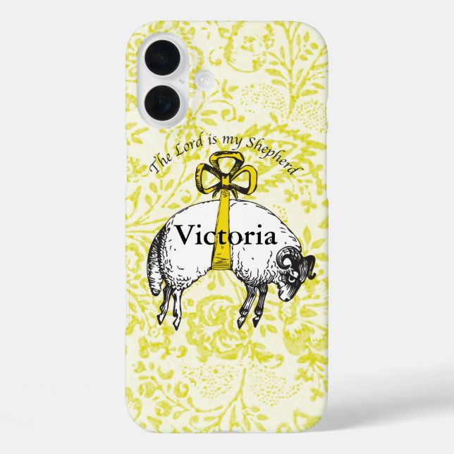 Personalised The LORD is my shepherd Psalm 23 Case-Mate iPhone Case (Back)