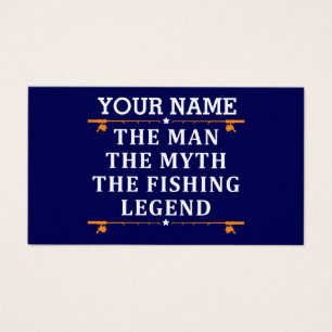 Personalised The Man The Myth The Fishing Legend