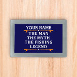 Personalised The Man The Myth The Fishing Legend Belt Buckle<br><div class="desc">The personalised fishing design could be use for yourself or it could be a great gift for a fishing lover person. You can add your name or someone else name on the personalised fishing design.</div>