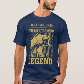 Personalised The Man The Myth The Fishing Legend T-Shirt