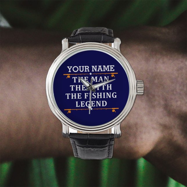 Personalised The Man The Myth The Fishing Legend Watch (Creator Uploaded)