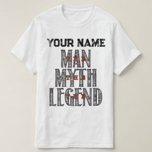Personalised "The Man, The Myth, The Legend" T-Shirt