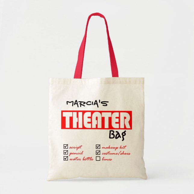 Personalised Theatre Tote (Front)