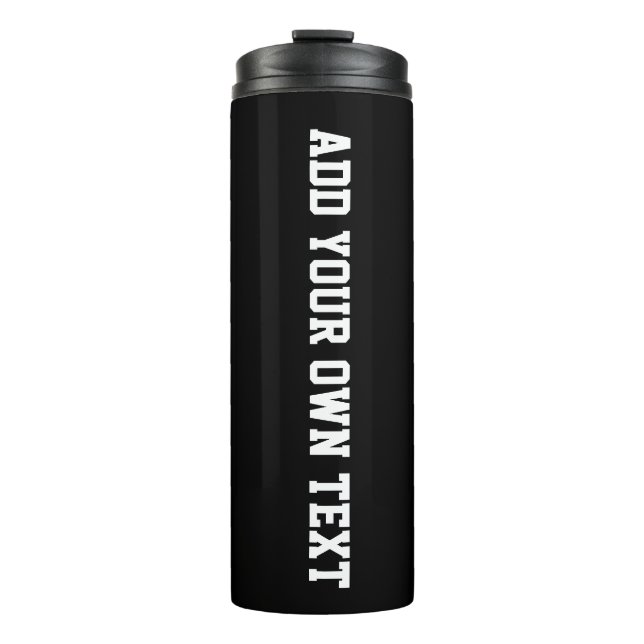 Personalised  thermal tumbler (Front)