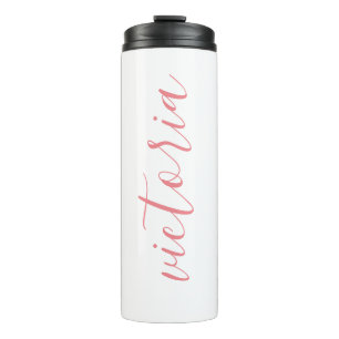 Personalised Thermal Tumbler   White