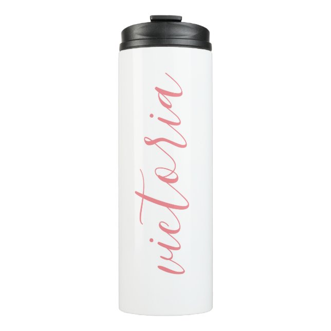 Personalised Thermal Tumbler | White (Front)