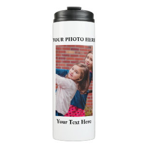 Personalised Thermal Water Bottle with Photo
