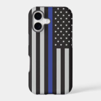 Personalised Thin Blue Line American Flag