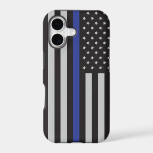 Personalised Thin Blue Line American Flag