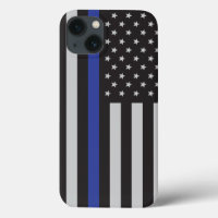 Personalised Thin Blue Line American Flag