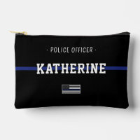 Personalised Thin Blue Line Police Officer Flag