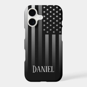 Personalised Thin Grey Line Flag