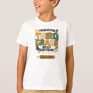 Personalised Third Grade T-shirt
