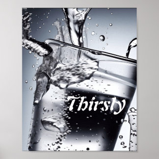 Personalised Thirsty Poster