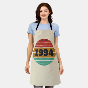 Personalised Thirty vintage 30th birthday party Apron