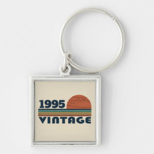 Personalised thirty vintage 30th birthday party key ring