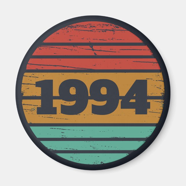 Personalised Thirty vintage 30th birthday party Magnet (Front)