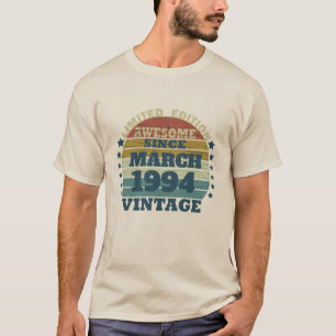 Personalised Thirty vintage 30th birthday party T-Shirt