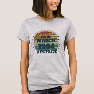 Personalised Thirty vintage 30th birthday party T-Shirt