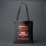 Personalised thirty vintage 30th birthday party tote bag<br><div class="desc">Elevate your birthday celebration with this limited edition, premium quality graphic design that combines originality with a classy, retro, vintage style and cool typography. This unique piece makes for an excellent gift for anyone—men, women, husbands, wives, girlfriends, and boyfriends alike. It's a funny and distinctive holiday gift that will surely...</div>