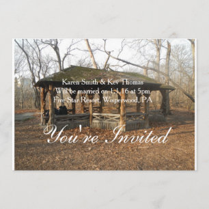 Personalised this Beautiful Rustic Invitation