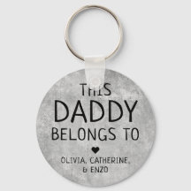 Personalised This Daddy Belongs To Father's Day