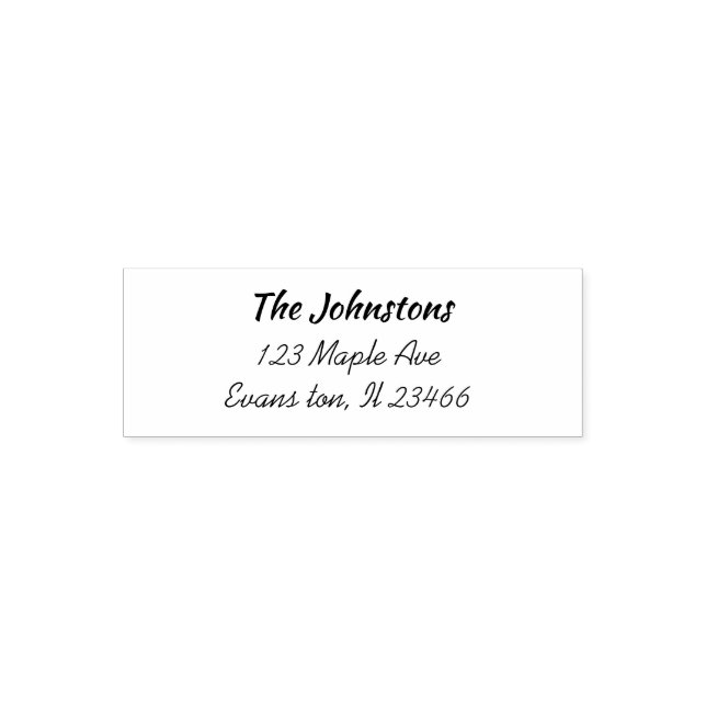 Personalised this Home Address Self-inking Stamp (Design)
