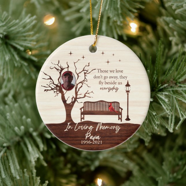 Personalised Those We Love/Papa Ceramic Tree Decoration (Tree)