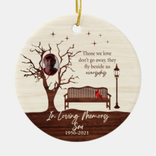 Personalised Those We Love/Son Ceramic Tree Decoration