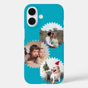 Personalised Three Star Photos Customisable iPhone 16 Case