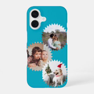 Personalised Three Star Photos Customisable iPhone 16 Case