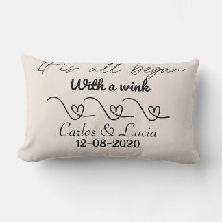 Personalised Throw Pillow for couples Partners