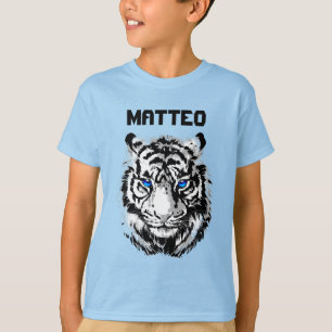 Personalised Tiger T-Shirt - Tiger Head