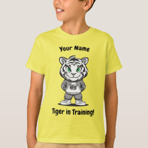 Personalised Tiger - "Tiger in Training" T-Shirt