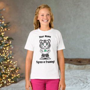 Personalised Tigress - "Tigress in Training" T-Shirt