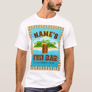 Personalised Tiki Bar T-Shirt
