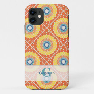 Personalised Tiled Aegean Summer Radiant Mandala Case-Mate iPhone Case