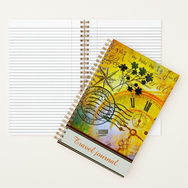 Personalised Time travel journal (Inside)