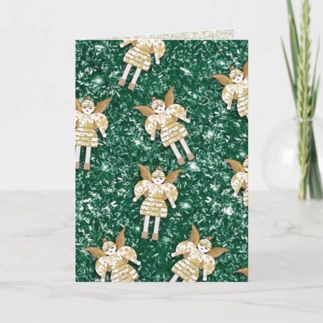 Personalised Tinsel Martzkin Greeting Card (Front)