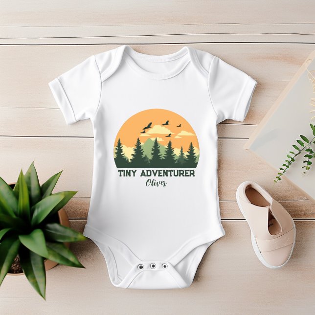 Personalised Tiny Adventurer Baby Bodysuit (Creator Uploaded)