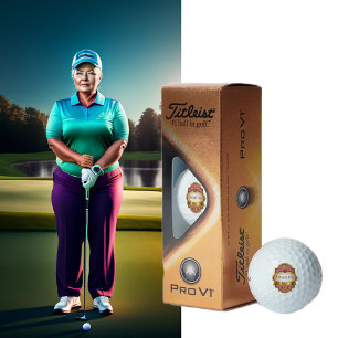 Personalised Titleist Pro V1 Golf Balls
