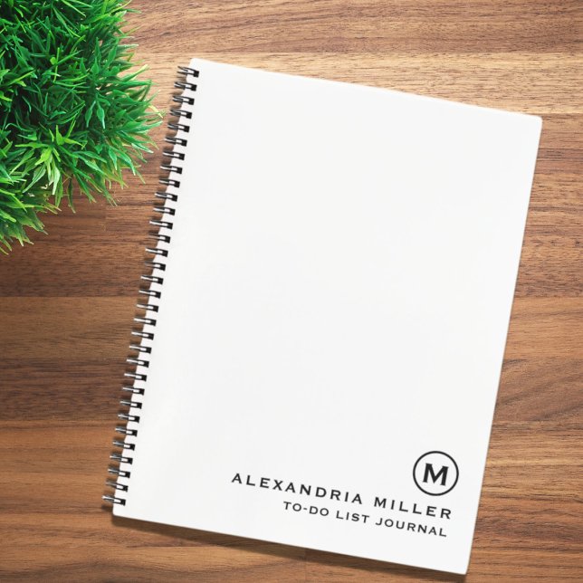 Personalised To-Do List Journal White (Creator Uploaded)
