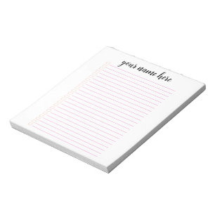 Personalised To Do List Planner Notepad