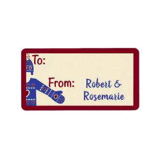 Personalised To-From Label Winter Sweater Set