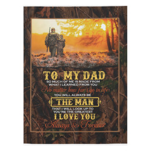 Personalised To My Dad Love Letter From Son And Da Tablecloth