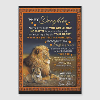 Personalised To My Daughter From Dad,