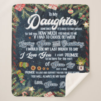 Personalised To My Daughter From Your Dad Blanket